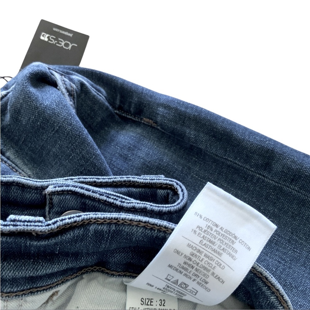 Joe’s Jeans Boyfriend Flawless Raw Hem Medium Wash Women’s Size 32 NWT - Picture 11 of 15